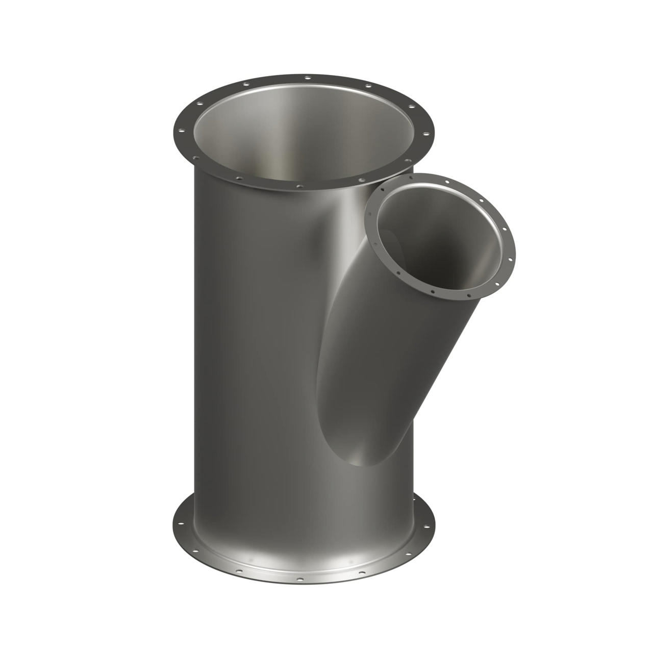 30° Even Branch with Flanges