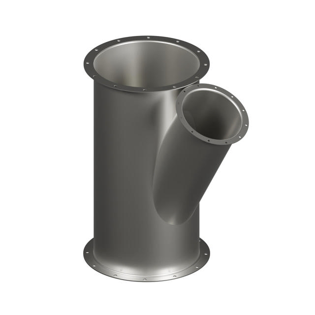 30° Even Branch with Flanges