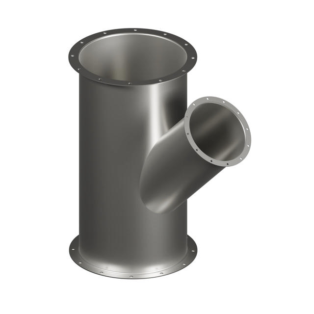 45° Even Branch with Flanges