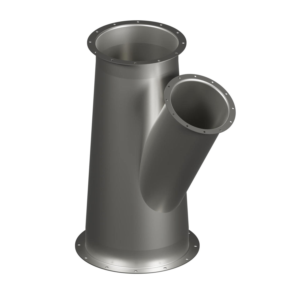 30° Tapered Branch with Flanges